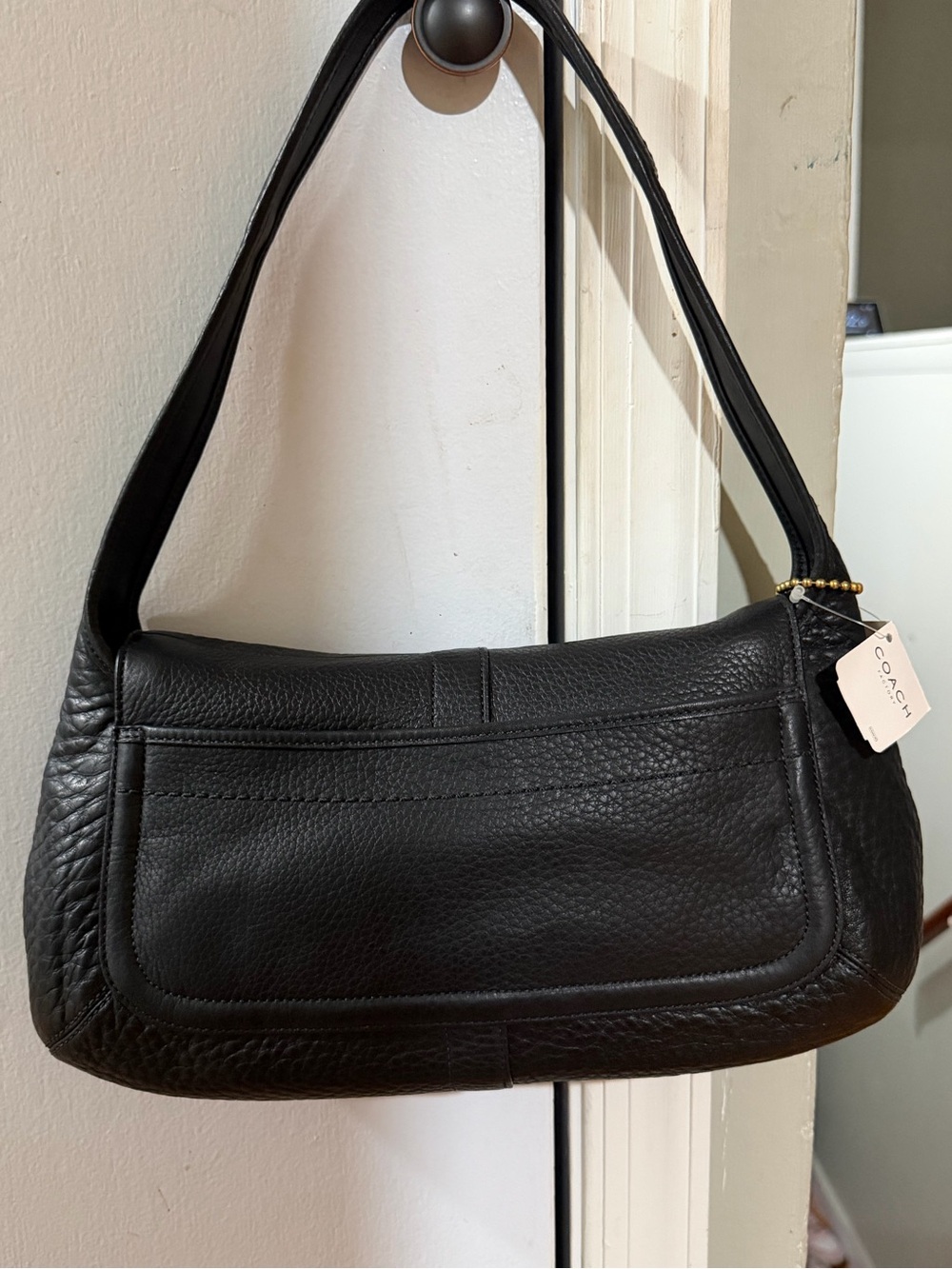Authentic Coach Ergo Pebbled Leather Flap Shoulder Bag (Style #11614 dust bag in - Picture 6 of 16